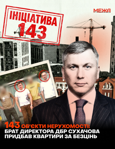 Реформа ДБР — розслідування про 143 об'єкти нерухомості брата директора ДБР Сухачова